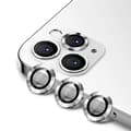 Miniatyrbillede 2 af 2: iPhone 12 Pro Max Linsskydd med Metallram - Silver (3-pack)