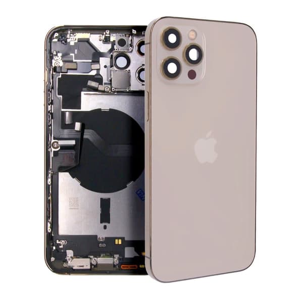 iPhone 12 Pro Max Bagside med Full Frame - Guld