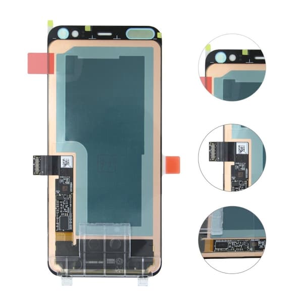 Google Pixel 4 Skärm/Display Original - Svart