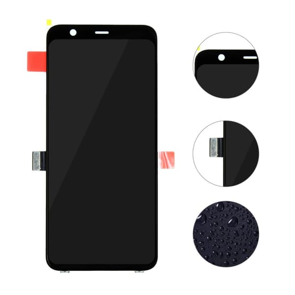 Google Pixel 4 Skärm/Display Original - Svart
