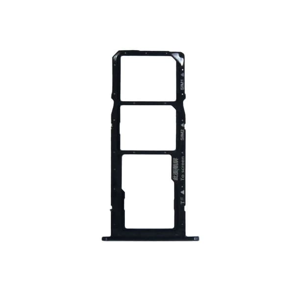 Huawei Y6 2018 Hukommelseskort/SIM-kortholder - Sort