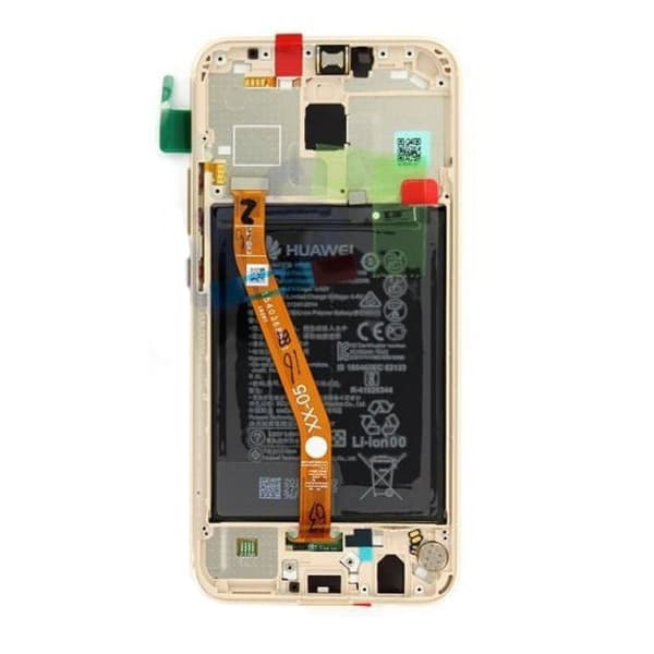 Huawei Mate 20 Lite LCD-näyttö akun alkuperäisellä - kulta