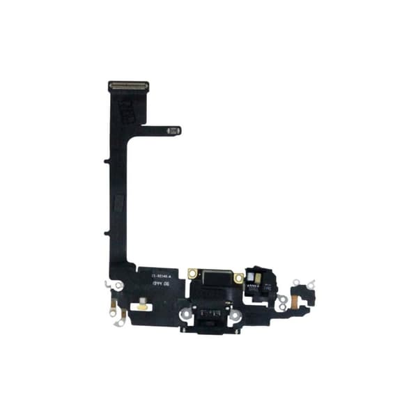 iPhone 11 Pro Opladningsstik Flex Kabel - Sort