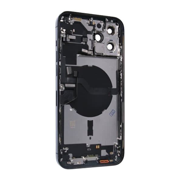 iPhone 12 Pro Max Bagcover med Full Frame - Blå