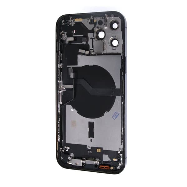 iPhone 12 Pro Max Bagcover med Full Frame - Blå