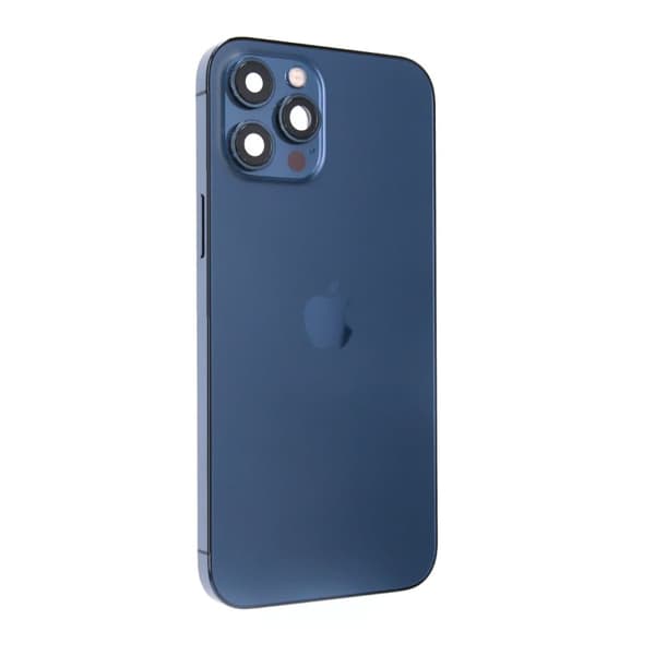 iPhone 12 Pro Max Bagcover med Full Frame - Blå