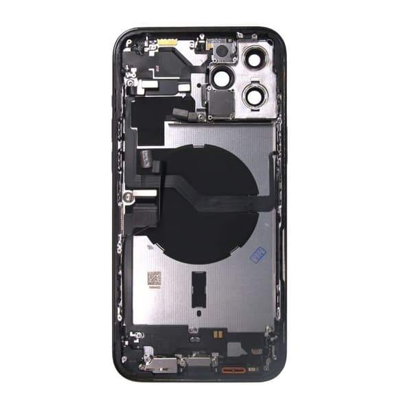 iPhone 12 Pro Max Bagcover med Full Frame - Blå