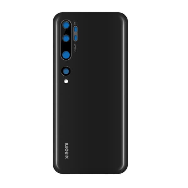 Xiaomi Mi Note 10 Baksida/Batterilucka - Midnatt Svart