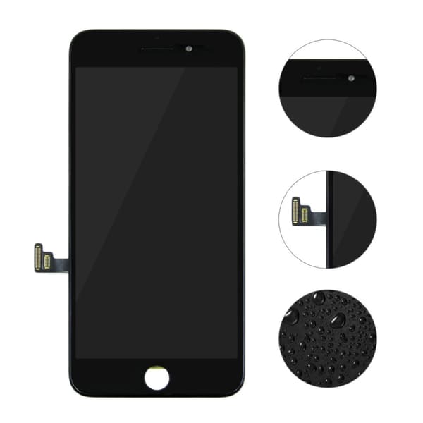 iPhone 8 Plus C11 Skärm/Display - Svart