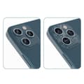 Pikkukuva 2 / 2: iPhone 12 Pro Max Linsskydd med Metallram - Blå (3-pack)
