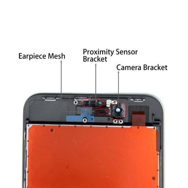 iPhone 8 Plus LCD Skärm In-Cell - Svart