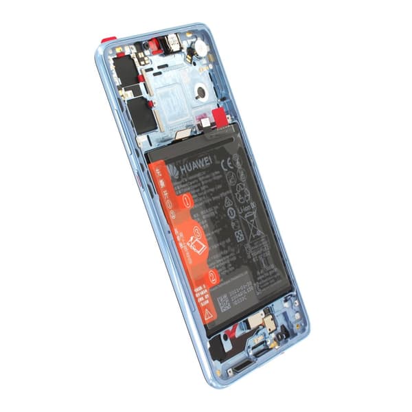 Huawei P30 (New Version) Skärm med LCD Display och Batteri Original - Breathing Crystal