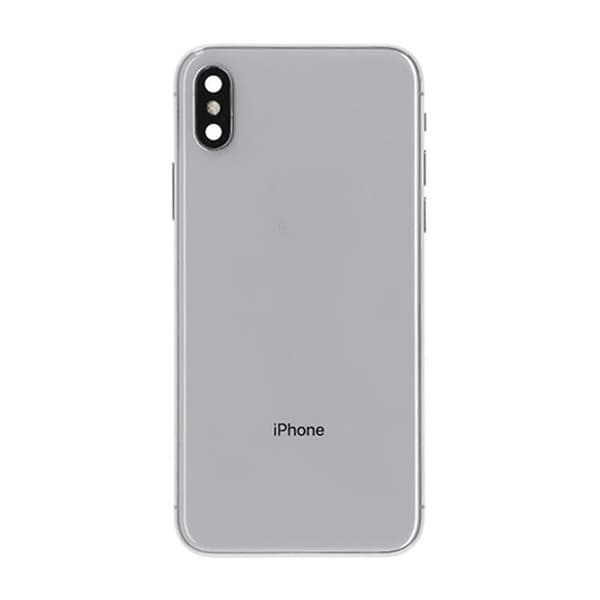 iPhone X Baksida med Komplett Ram - Vit