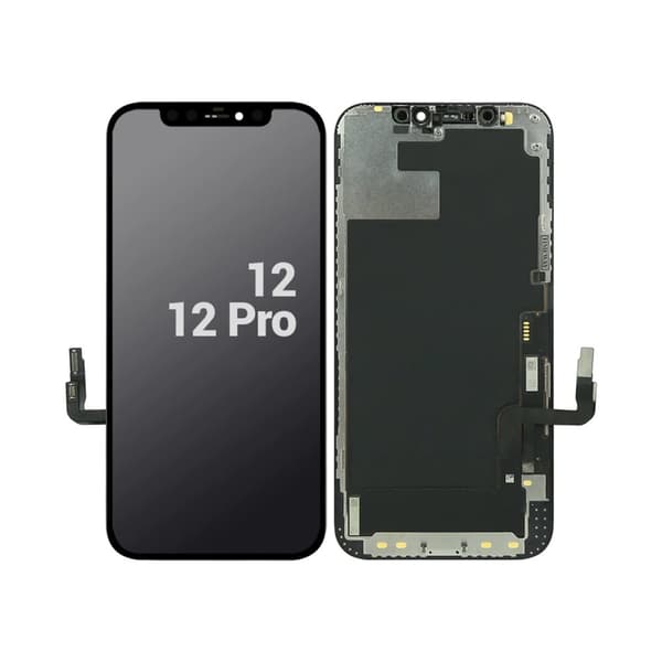 iPhone 12/12 Pro In-Cell LCD Skärm Svart