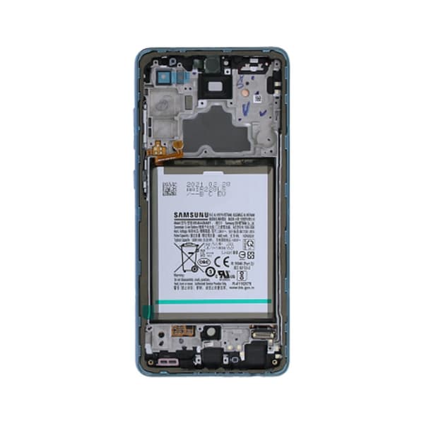 Samsung Galaxy A72 4G/5G Skärm med LCD Display Original - Blå