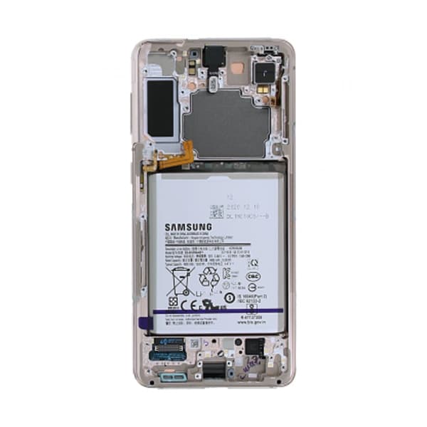 Samsung Galaxy S21 Plus Skärm med LCD Display och Batteri Original - Violett