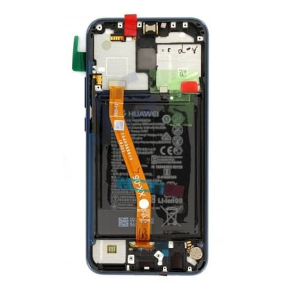 Huawei Mate 20 Lite Skärm med LCD Display med Batteri Original - Blå