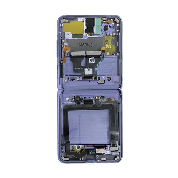 Samsung Galaxy Z Flip Skärm med LCD Display Original - Lila