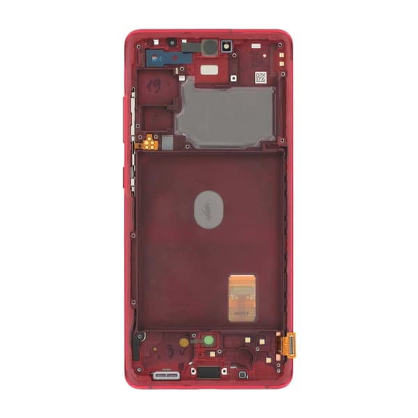 Samsung Galaxy S20 FE 5G Skärm med LCD Display Original - Röd