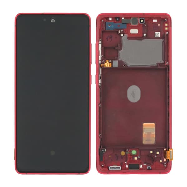 Samsung Galaxy S20 FE 5G Skärm med LCD Display Original - Röd