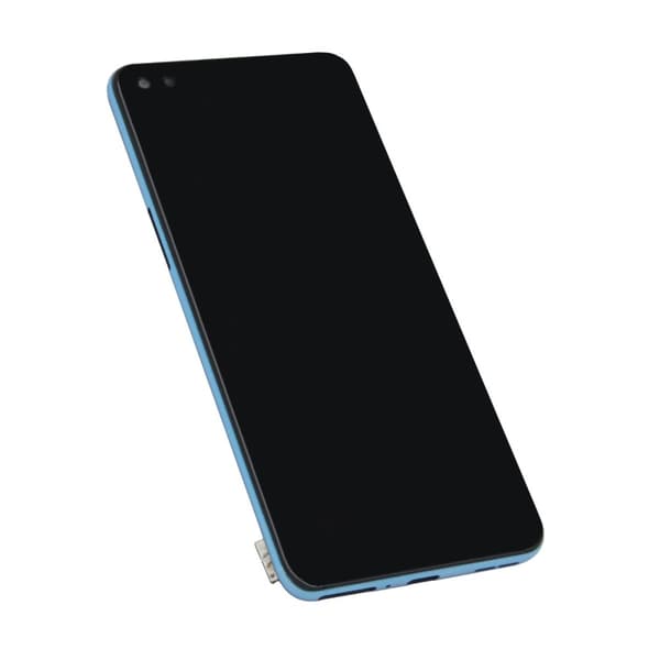 Byta LCD skärm med OEM-ram Original till OnePlus Nord Blue