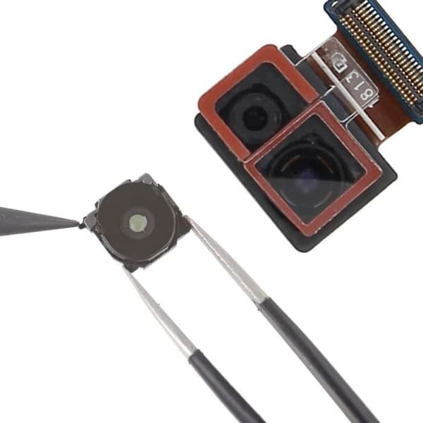 Främre Kamera - Samsung - Galaxy S9 - Främre Linse Modul - Anslutningskabel - Svart