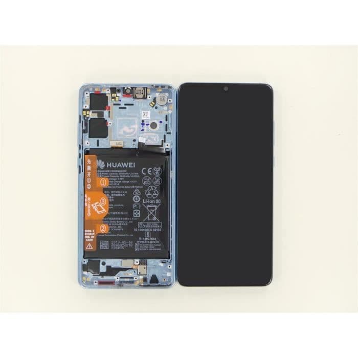 Original Huawei P30 ELE-L29 Display LCD Rahmen Battery Breathing Crystal