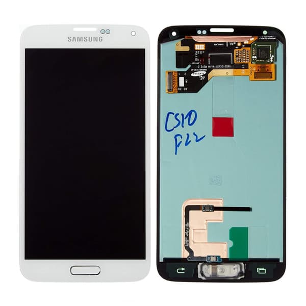 Samsung Galaxy S5 (SM-G901F) Skärm med LCD Display Original - Vit