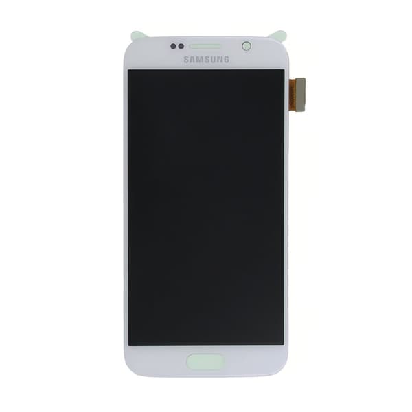 Samsung Galaxy S6 (SM-G920F) Skärm med LCD Display Original - Vit