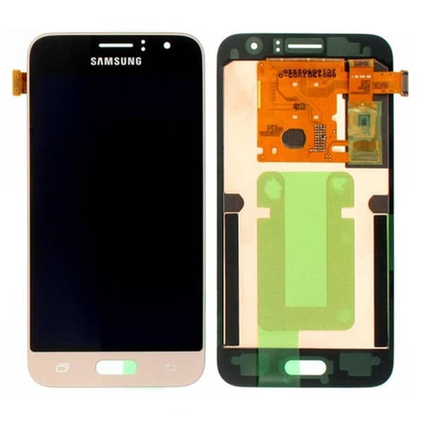Samsung Galaxy J1 2016 (SM-J120F) Skärm med LCD Display Original - Guld