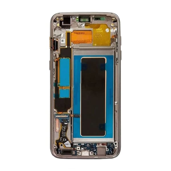 Samsung Galaxy S7 Edge (SM-G935F) Skärm med LCD Display Original - Silver