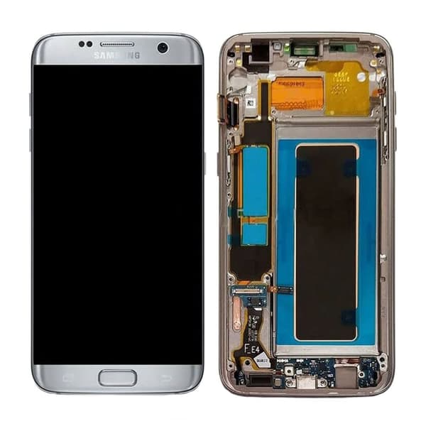 Samsung Galaxy S7 Edge (SM-G935F) Skärm med LCD Display Original - Silver