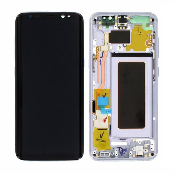 Samsung Galaxy S8 (SM-G950F) Skärm med LCD Display Original - Lila