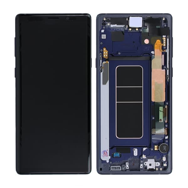 Samsung Galaxy Note 9 (SM-N960F) Skärm med LCD Display Original - Blå