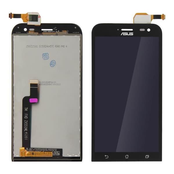 LCD-skärm - Asus - Zenfone Zoom ZX551ML - Pekskärm - Original - Svart