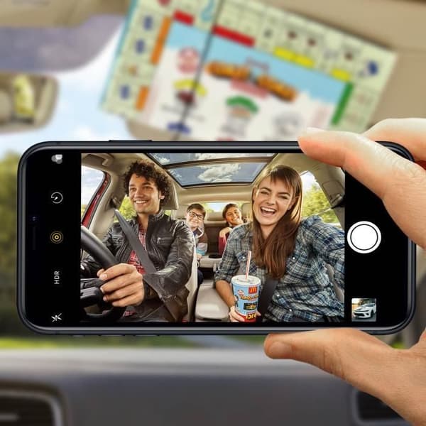Frontkamera - Apple iPhone XR - Svart främre ersättningsobjektiv