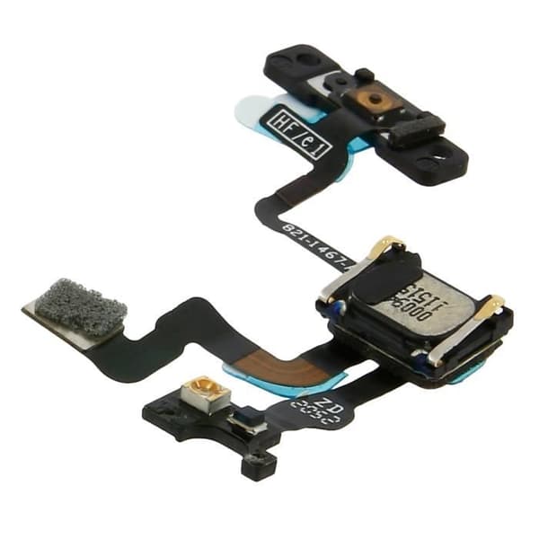 Nappe Power - AVIZAR - iPhone 4S - On/Off + Mikrofon + Närahetsensor - Svart - 20 g