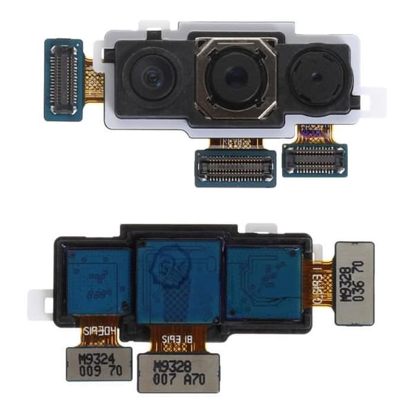 Bakre kamera - Samsung - Galaxy A70 - Trippel fotosensormodul - Kompatibel - Integrerad kabel