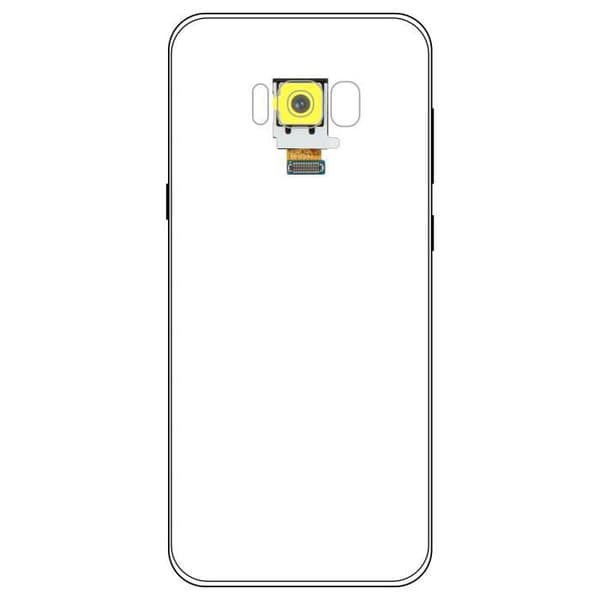 Bakkamera - Samsung - Galaxy S8 - Ersättning - Integrerad anslutningskabel - Svart