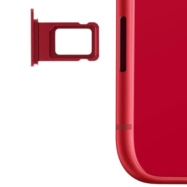 SIM-kortfack - Apple - iPhone 11 - 1 kortplats - Röd - 10 g