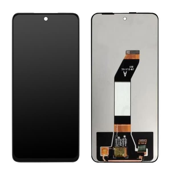 LCD-skärm - Xiaomi - Redmi 10 - Svart - Höggkvalitativ ersättning - 100% funktionell