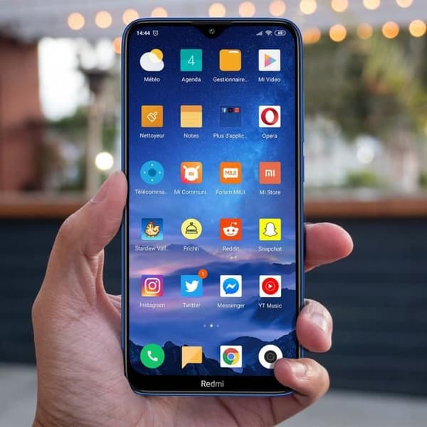 LCD-skärm - Xiaomi - Redmi 8 - Utbyte - Touchglas - Svart