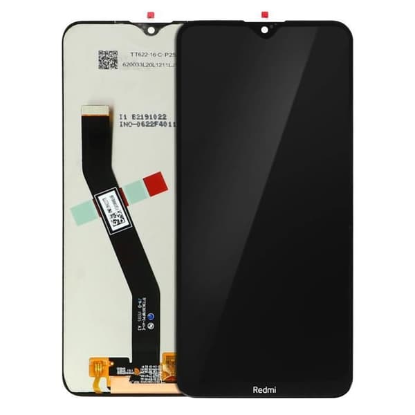 LCD-skärm - Xiaomi - Redmi 8 - Utbyte - Touchglas - Svart