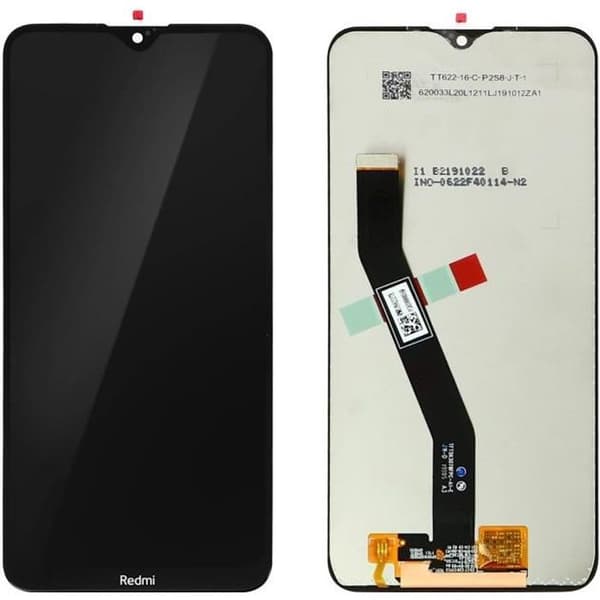 LCD-skärm - Xiaomi - Redmi 8 - Utbyte - Touchglas - Svart
