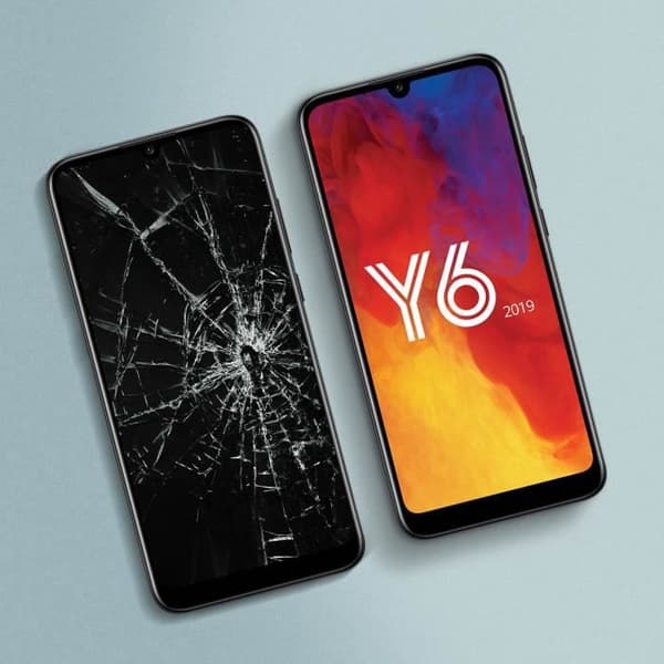 LCD-skärm - Huawei - Y6 2019 - Ersättning - 5,5 tum - Svart