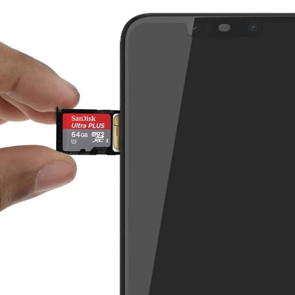 SIM-kortslåda - Huawei - Mate 20 Lite - Svart - Kompatibel med nanoSIM och micro SD - Enkel att byta ut