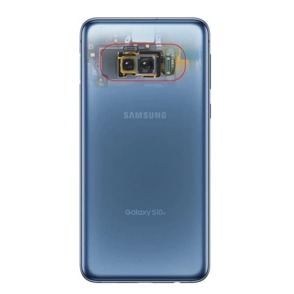 Bakre kamera - Samsung - Galaxy S10e - Kameramodul - Kompatibel - Inbyggd anslutningskabel