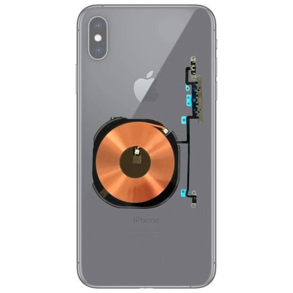 Qi Induktionsladdningsplatta - iPhone XS Max - Svart - Volym/vibration - 100 % kompatibel - CE &amp; RoHS-standarder