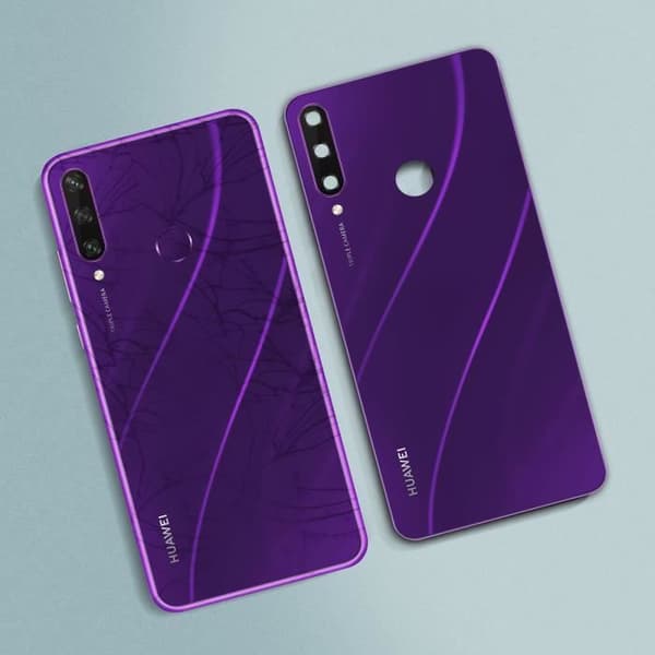 Batterilock - HUAWEI - Y6p - Byte - Lila - Förenklad installation