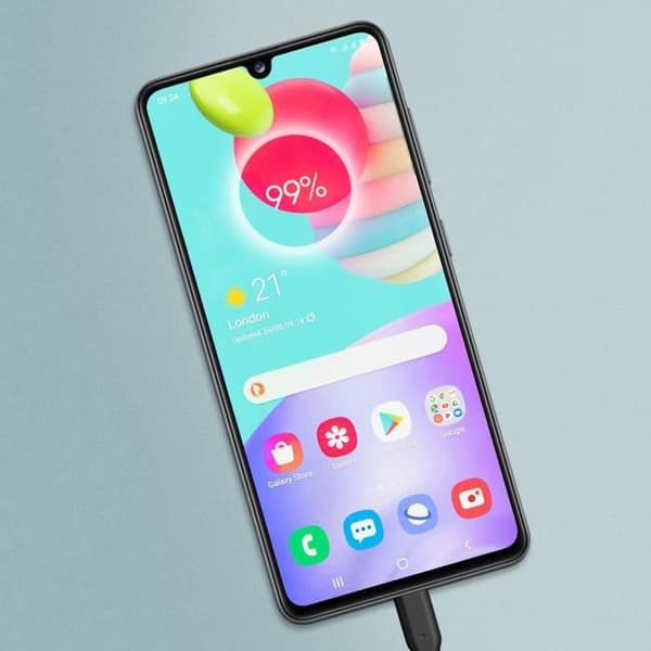 Samsung Galaxy A41 moderkort anslutningskabel Kompatibel förlängningsdel Svart